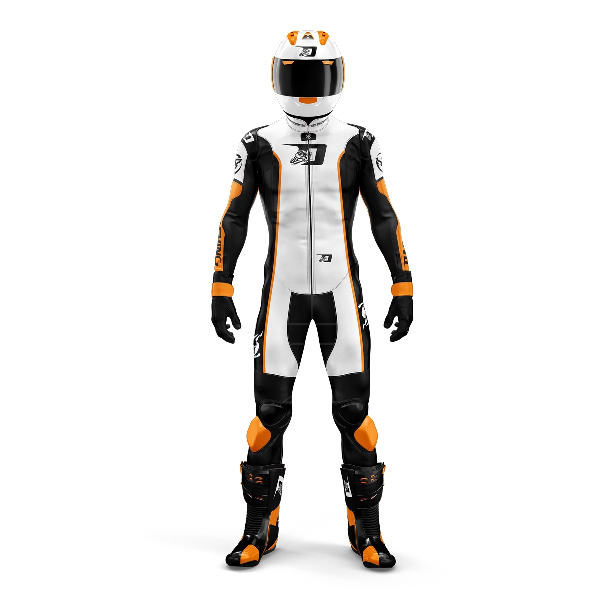 Dashing One Piece Motorbike Leather Suit